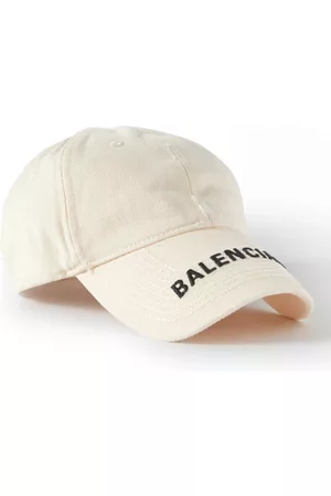 Balenciaga Logo-Embroidered Distressed Cotton-Twill Baseball Cap