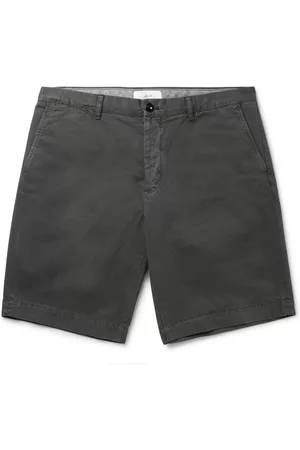 Mr P. Garment-Dyed Cotton-Twill Bermuda Shorts