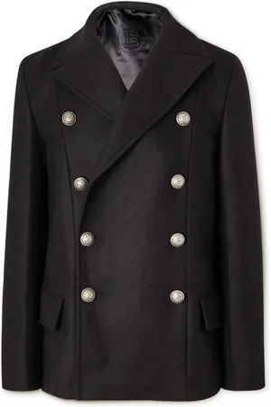 Balmain rain discount coat