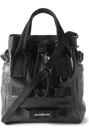 Balenciaga Creased-Leather Tote Bag