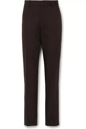 Loro Piana Merse Straight-Leg Cotton Oxford Trousers