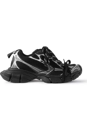 Balenciaga 3XL Distressed Mesh and Rubber Sneakers