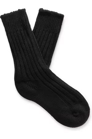 THE ELDER STATESMAN Yosemite Ribbed Cashmere Socks