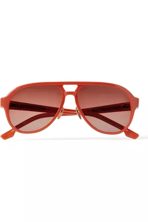 JACQUES MARIE MAGE George Cortina Aviator-Style Acetate Sunglasses
