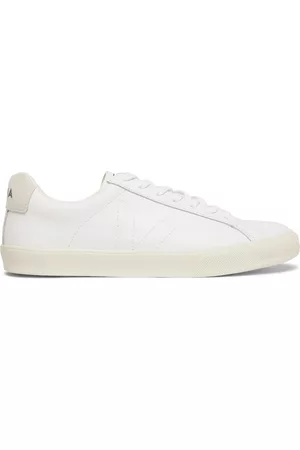 Veja Esplar Suede-Trimmed Leather Sneakers