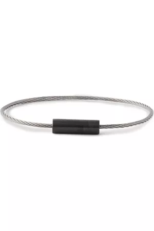 Le Gramme 5g Silver-Tone Brushed-Ceramic Bracelet