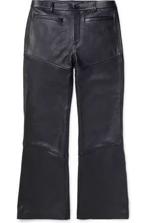 Black Men Plain Pattern Durable Washable Slim Fit High Quality Leather Pant  at Best Price in Tirupur  Rahamed Garments