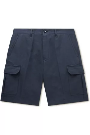 Loro Piana Straight-Leg Cotton and Linen-Blend Cargo Shorts