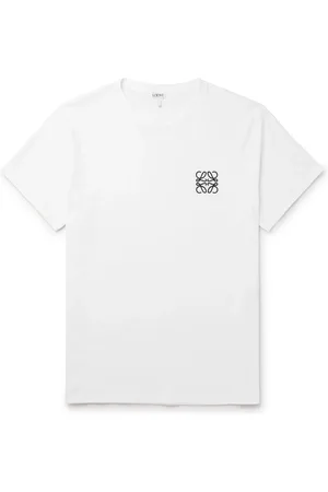 Loewe Slim-Fit Logo-Embroidered Cotton-Jersey T-Shirt