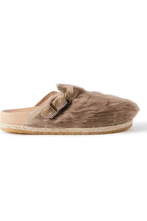 Cozy Slide Tan Faux Fur Sandals by Skechers | Shop Online at Styletread