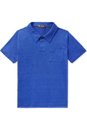 Loro Piana Coastline Linen-Jersey Polo Shirt