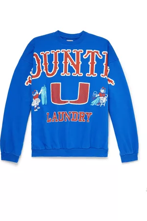 KAPITAL Big Kountry Printed Cotton-Jersey Sweatshirt