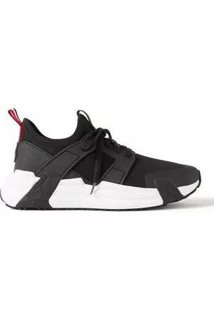 Moncler Lunarove Rubber and Leather-Trimmed Neoprene Sneakers