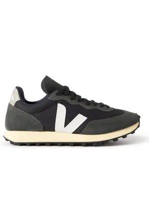 Veja Rio Branco Leather-Trimmed Alveomesh and Suede Sneakers
