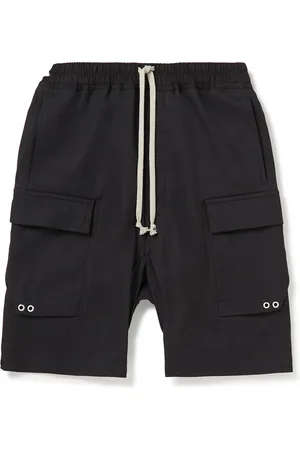 RICK OWENS KIDS Prisoner Tapered Cotton-Jersey Drawstring Sweatpants for  Men