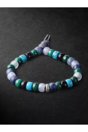 CAROLINA BUCCI Portofino Forte Beads White Gold Multi-Stone Bracelet