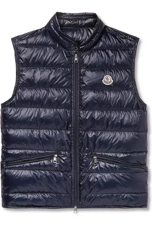 Moncler Slim-Fit Logo-Appliquéd Quilted Shell Down Gilet