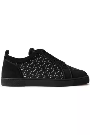 Christian Louboutin Brown Leather Mens Louis Allover Spikes High Top Sneaker  42,5 ref.723926 - Joli Closet