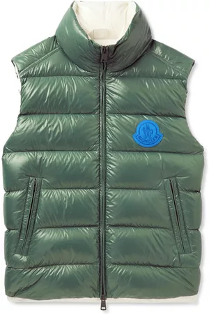 Moncler Parke Logo-Appliquéd Quilted Shell Down Gilet