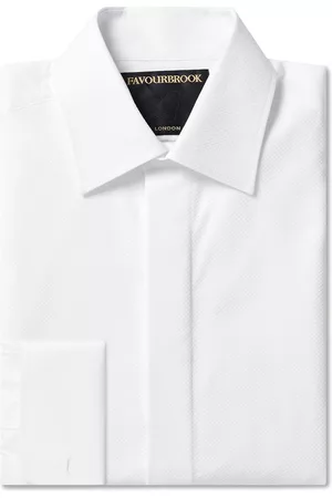 Favourbrook Bib-Front Cotton-Poplin Tuxedo Shirt