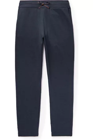 Loro Piana Tapered Cotton and Linen-Blend Fleece Sweatpants