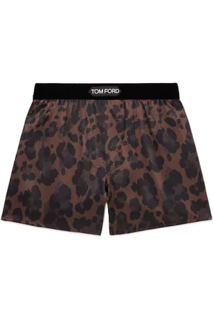 Pink Silk-blend satin boxer shorts, Tom Ford