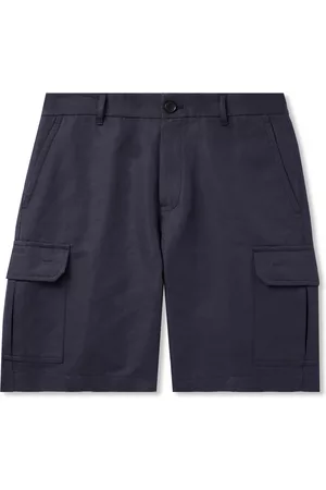 Loro Piana Straight-Leg Cotton and Linen-Blend Cargo Shorts
