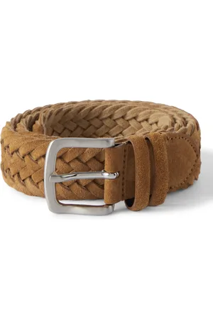 Mr P. 3.5cm Woven Suede Belt