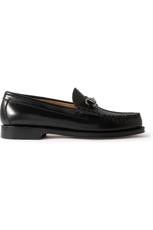 G.H. Bass Weejuns Heritage Lincoln Horsebit Leather Penny Loafers