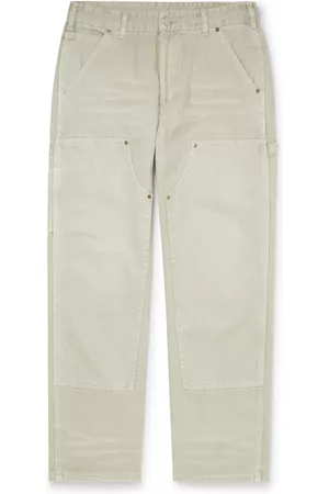 Cotton canvas cargo trousers  Khaki beige  Ladies  HM IN