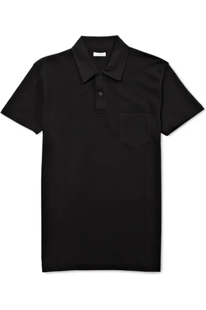 Sunspel Riviera Slim-Fit Cotton-Mesh Polo Shirt