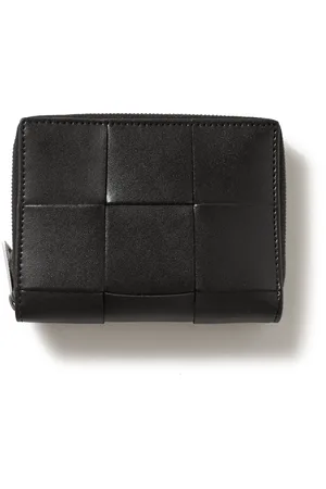 Bottega Veneta Zip-Around Intrecciato Leather Wallet
