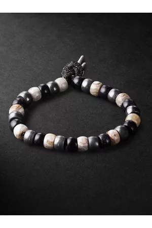 Lauren Rubinski Love Beads Peace Beaded Bracelet - Farfetch