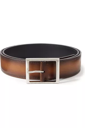 Berluti Scritto 3.5cm Leather Belt