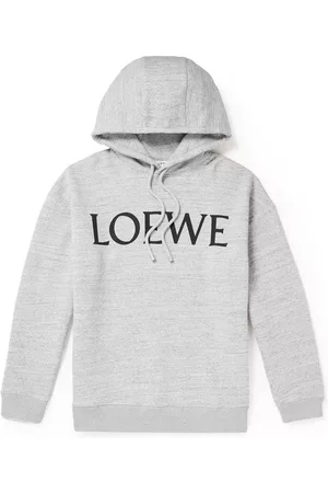 Loewe Logo-Print Cotton-Jersey Hoodie