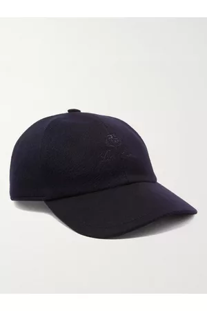 Loro Piana Logo-Embroidered Storm System Baby Cashmere Baseball Cap