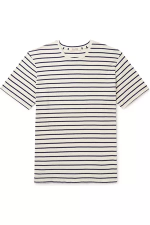 NILI LOTAN Pierre Striped Cotton-Jersey T-Shirt
