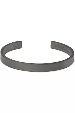 Le Gramme Le 21 Brushed Ruthenium-Plated Sterling Silver Cuff