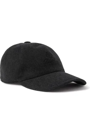 Loro Piana Logo-Embroidered Storm System® Cashmere-Felt Baseball Cap