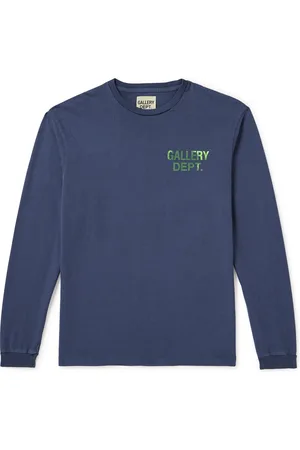 Long Sleeved T-Shirts in Blue color for men
