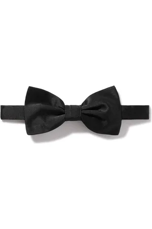 Louis Vuitton Silk Monogram Bow Tie - Black Bow Ties, Suiting