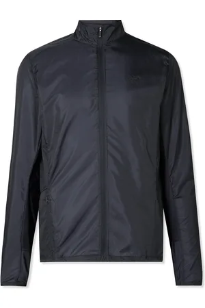 DryMove™ Reversible Track Jacket - Black/patterned - Men