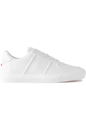 Moncler Neue York Logo-Appliquéd Leather Sneakers