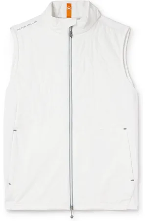 Peter Millar Fuse Elite Quilted Shell and Stretch-Jersey Golf Gilet