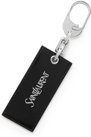 Saint Laurent Logo Print Key Holder Wallet - Farfetch