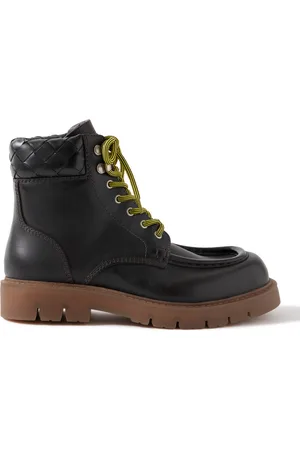 Bottega Veneta Haddock Leather Ankle Boots