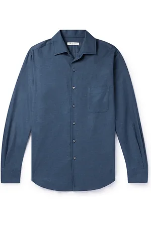 Loro Piana André Cotton-Flannel Shirt