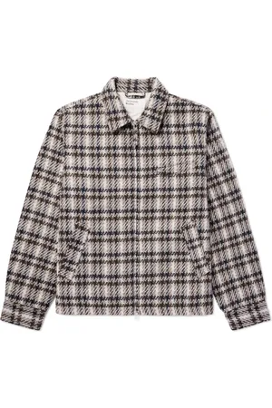 Sulvam Deconstructed Tweed Shirt Jacket