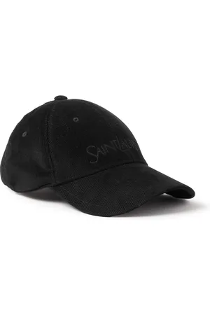 Saint Laurent Logo-Embroidered Cotton-Cordurory Baseball Cap