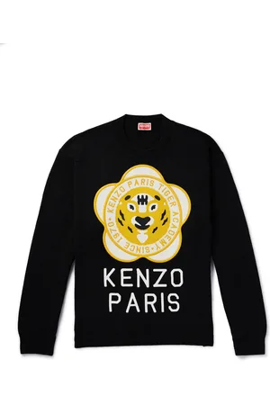 Kenzo Intarsia Knit Tiger Jumper - Farfetch